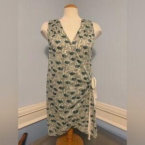 Anthropologie Hoss Intropia - vintage print wrap smock dress tunic